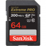 Sandisk Carte SDXC Extreme Pro 64GB 200/90 mb/s - V30 - Rescue P