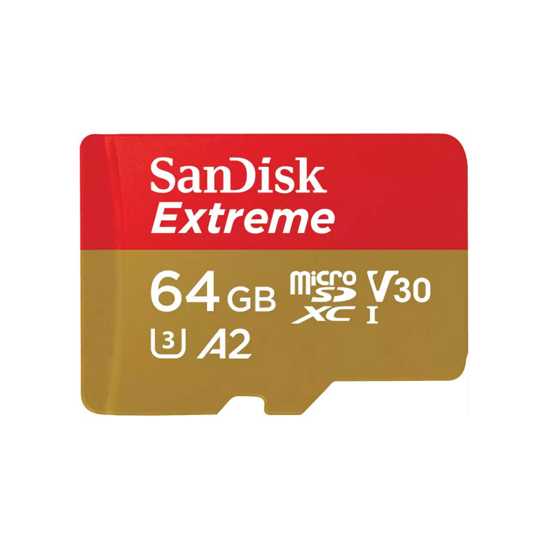 Sandisk Carte MicroSDXC Extreme Mobile Gaming 64GB 170/80 mb/s - A2