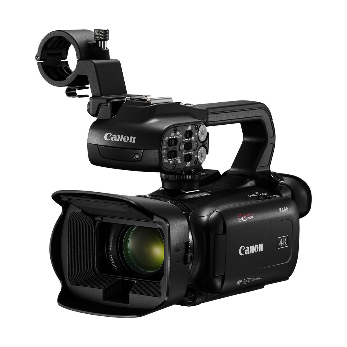 Canon XA60 Caméscope 4K CMOS 1/2,3 Zoom optique 20x