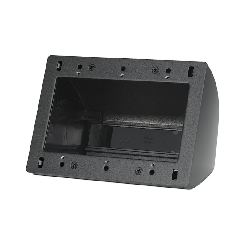 Extron Three US gang surface mount box: Black