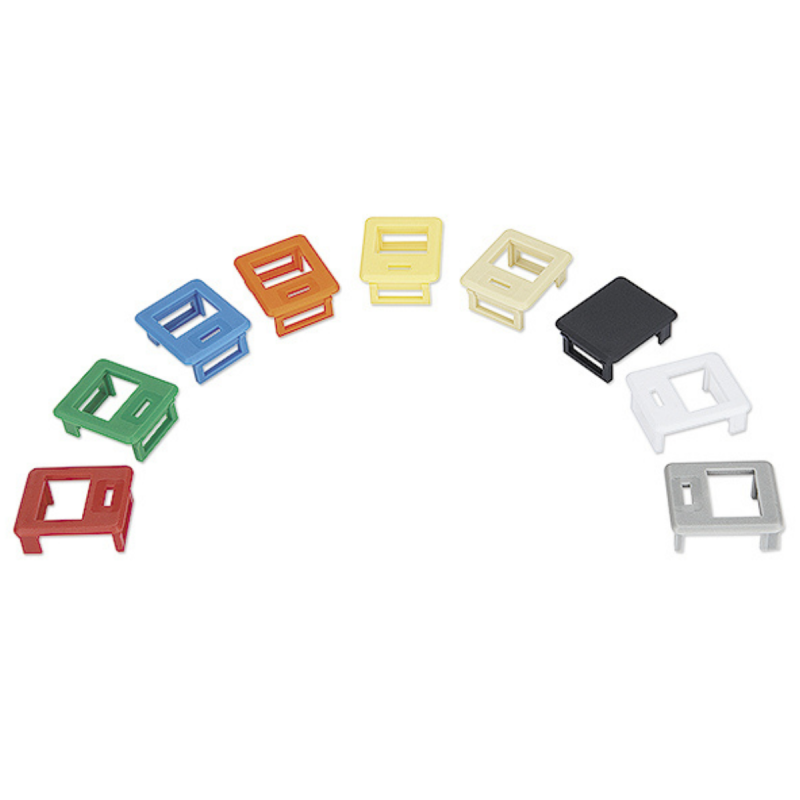 Extron RJ-11 / RJ-45 Bezels in Assorted Colors for Use with HSA