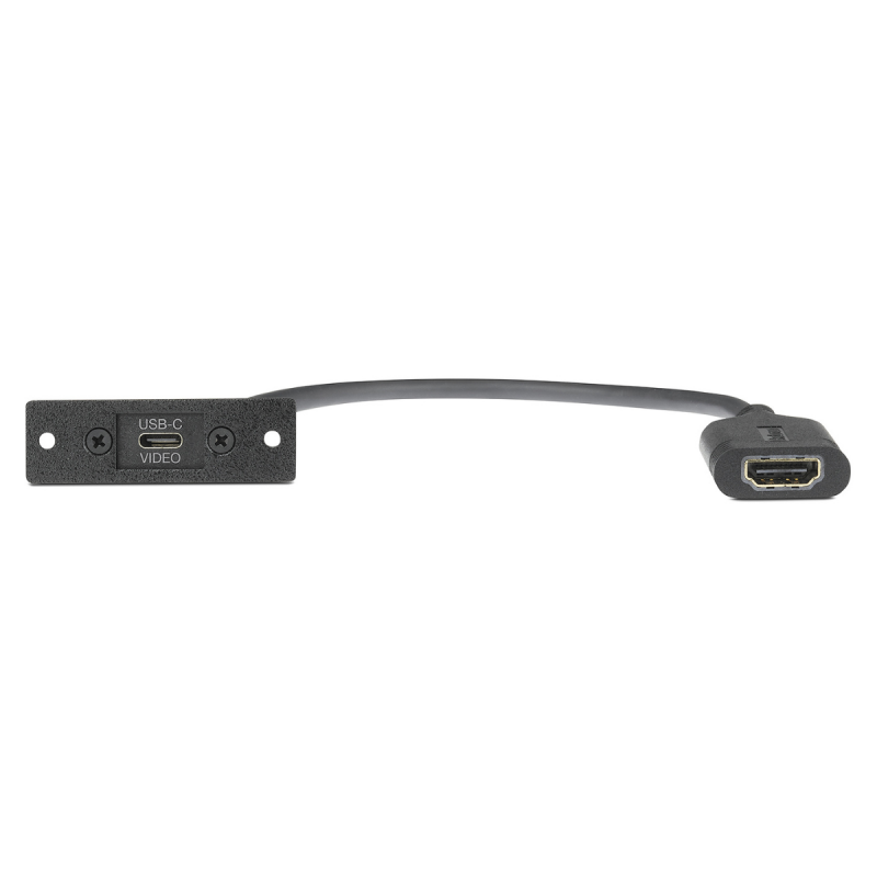 Extron  Black: One USB-C F to HDMI F on Pigtail