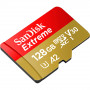 SanDisk Carte MicroSDXC Extreme 128GB 190/90MBs A2 V30 UHS-I U3 +AD