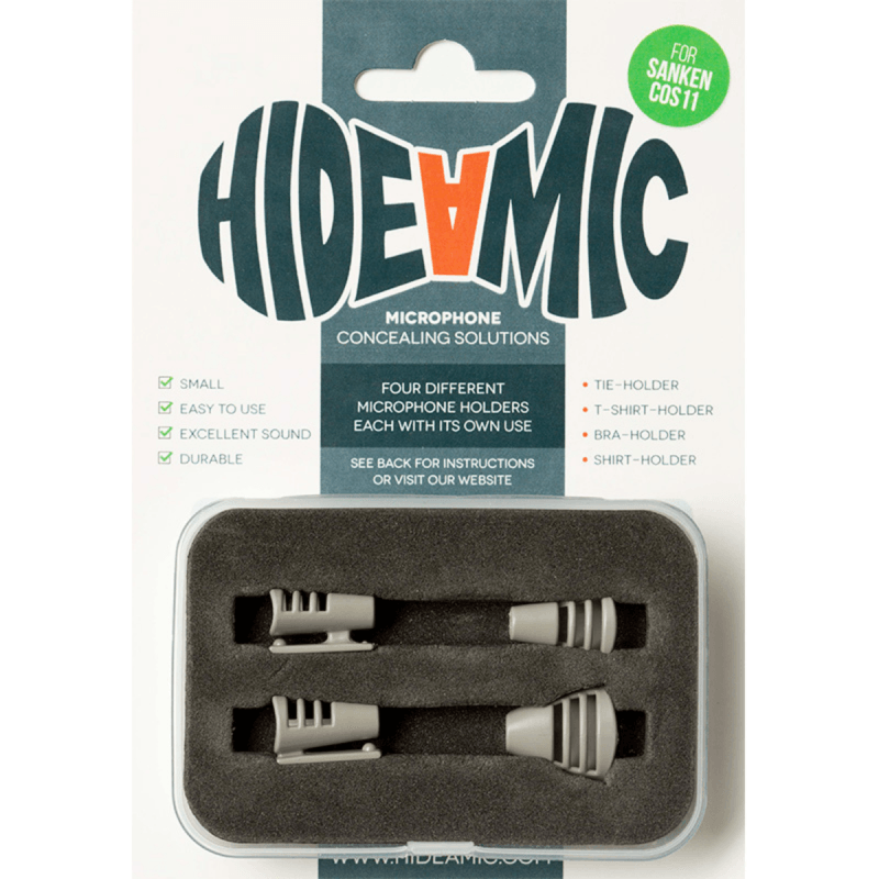 Hide a mic boîte de 4 supports gris Cos11