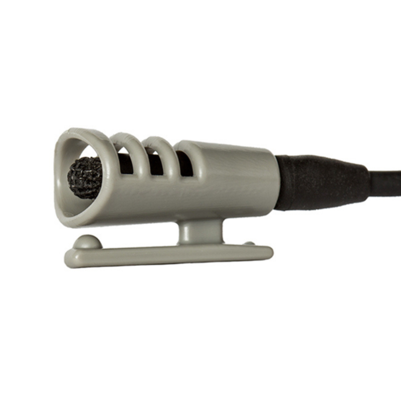 Hide a mic support chemise gris Cos11