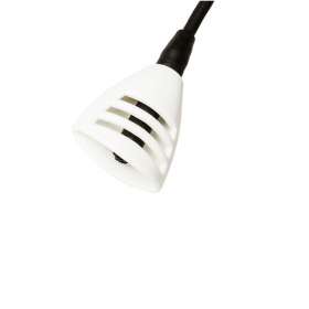 Hide a mic support cravate blanc Cos11