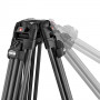 Manfrotto Kit trépied vidéo carbone avec rotue526 & CF Twin Fast 2n1