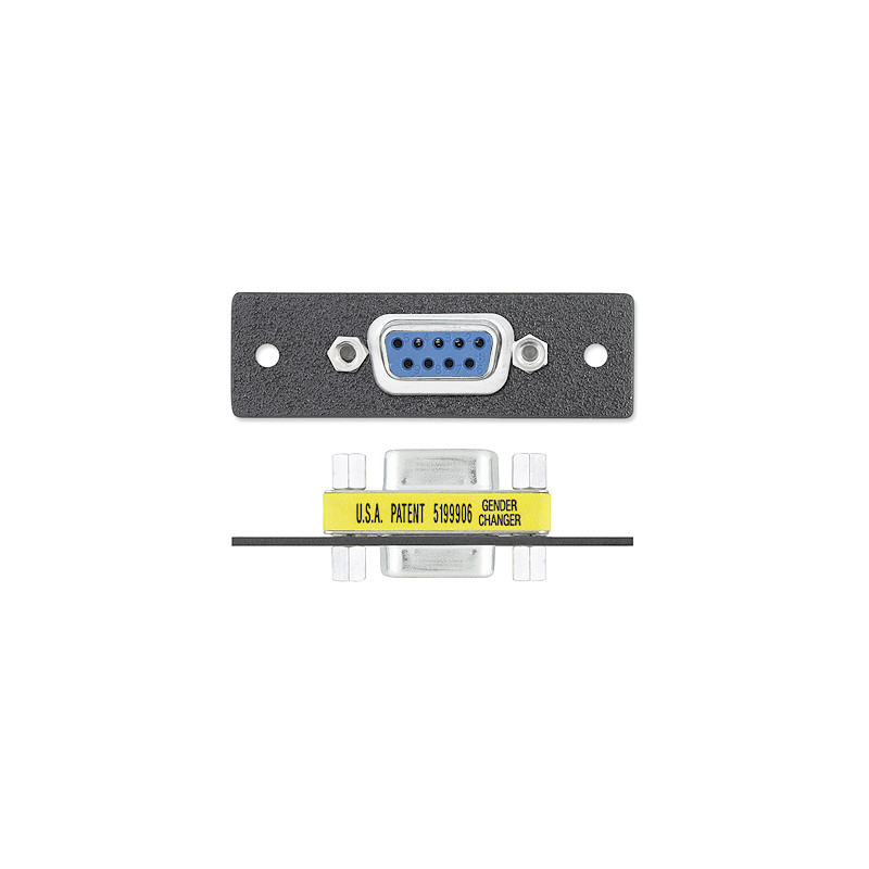 Extron  White: One 9-pin D F to F Gender Changer