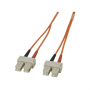 Neklan Cordon FO Duplex multimode 50/125 - OM4 - SC/SC - 20 M