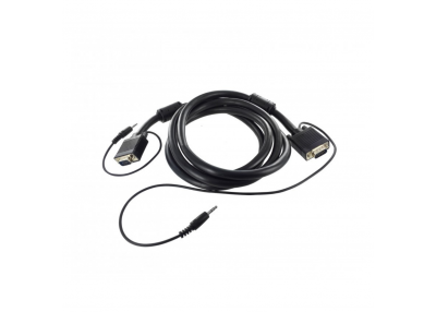 Neklan Cordon SVGA   Audio   Platinum   Full Pin - AWG26 - M/M - 3 m