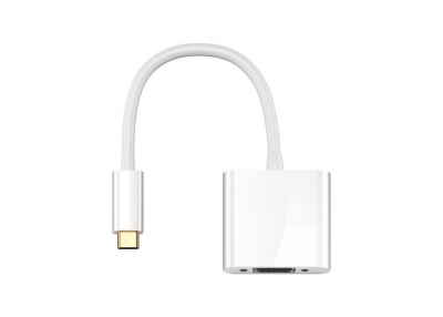 Adaptateur USB Type-C Vers VGA - Blanc