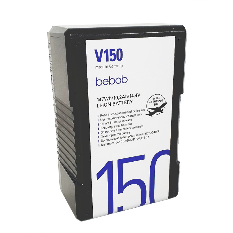 Bebob Batterie V150 V-Mount 14.4V / 10,2Ah / 147Wh