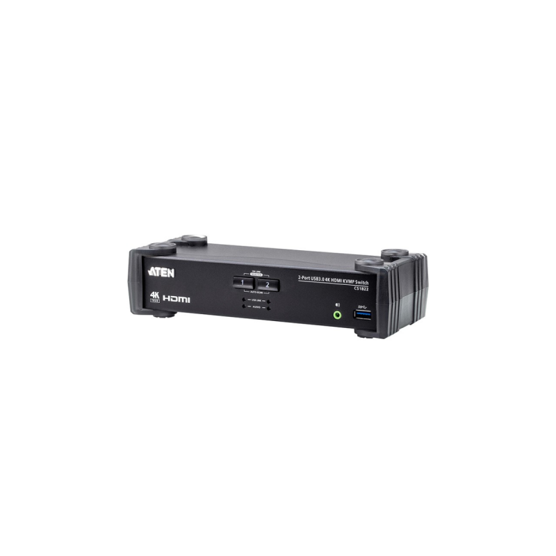 ATEN - CS1822 - Commutateur KVMP™ HDMI 4K 2 ports USB 3.0