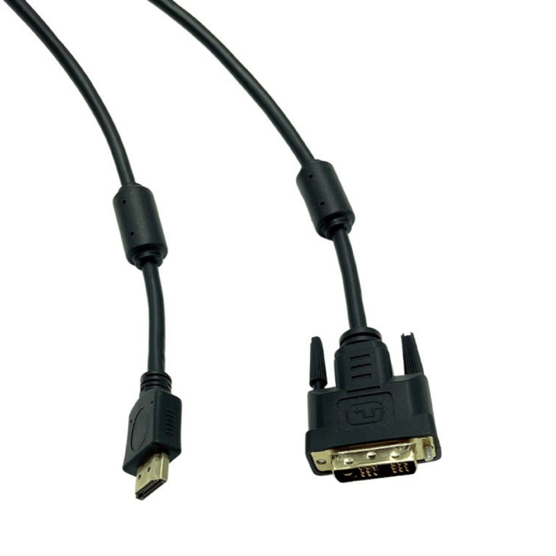 Neklan Cordon DVI-D M single link (18 1) - HDMI M - 1 8 m