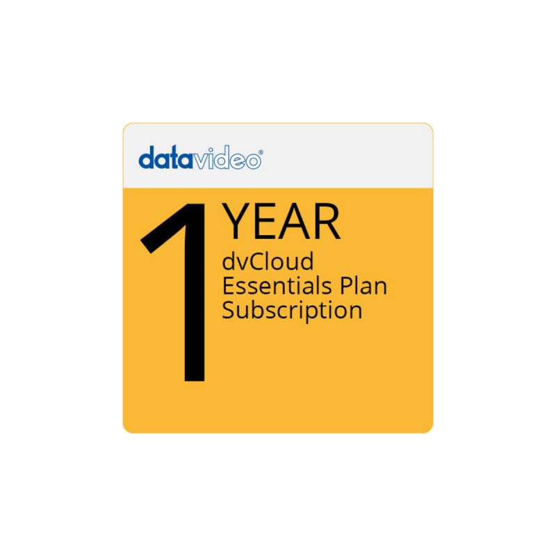 DataVideo 1 YEAR DVCloud Essential