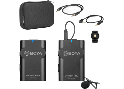 FV Boya WM4 Pro K1 Système sans-fil WIFI émetteur lavalier récepteur