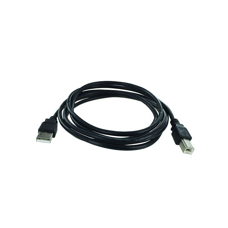 Neklan Cordon USB 2.0 A-B M / M - AWG28/24 - Noir - 1.8 m