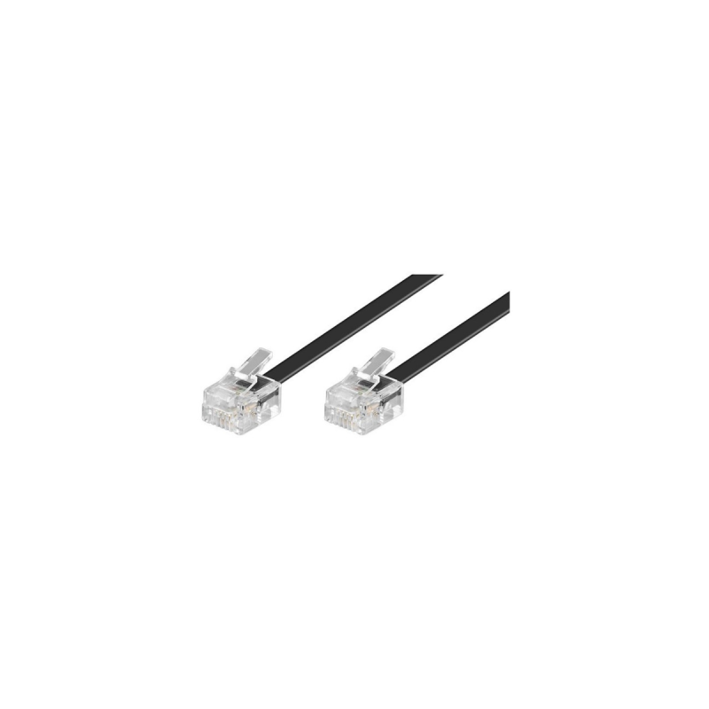 Neklan Cordon Numéris RJ11/RJ45 noir - 15 m