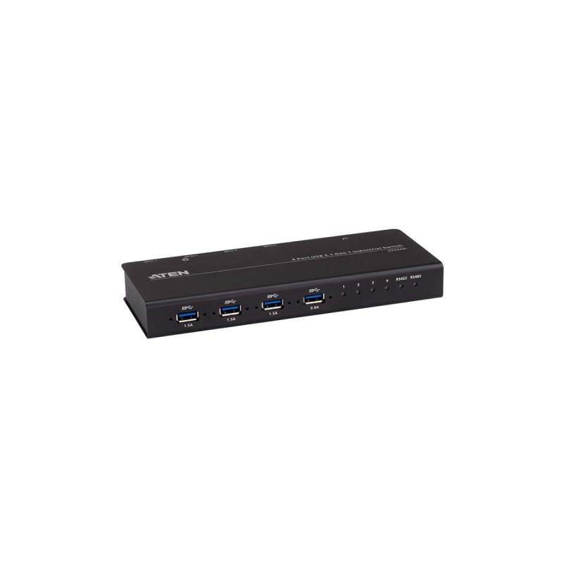 ATEN - US3344I - Commutateur de hub industriel USB 3.2 Gen1 4x4