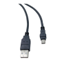 Neklan Cordon USB 2.0 A-MiniB - 5 pins - M / M Noir - 1 8 m