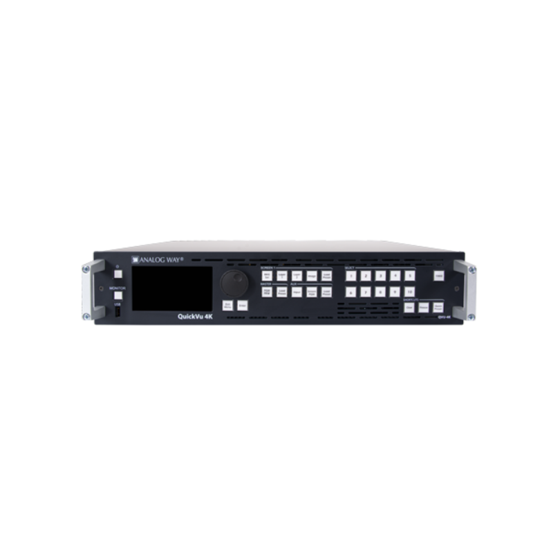 AnalogWay QVU-4K Mélangeur de présentation 4K60 10 entrées