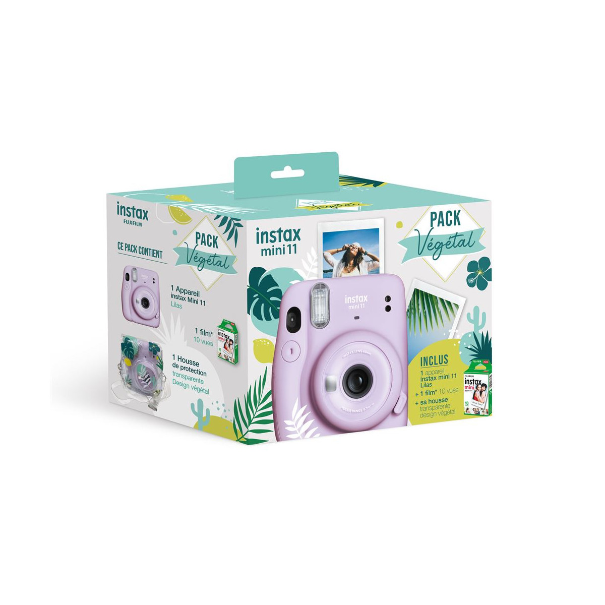 Fujifilm Appareil photo instantané Instax Mini 11 pack Vegetal Mac