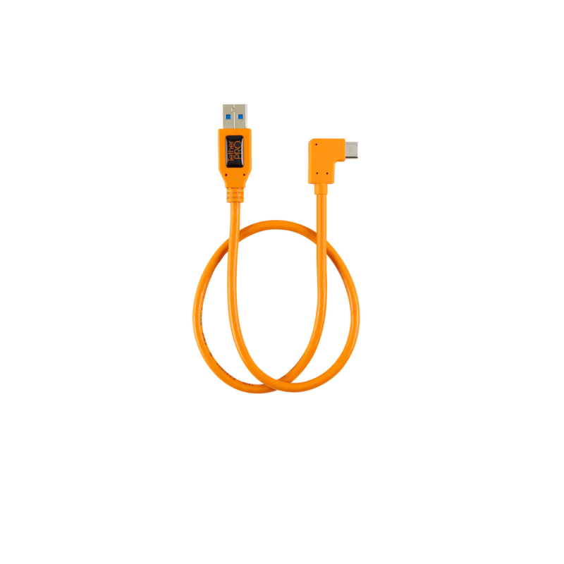 TetherPro USB 3.0 to USB-C Right Angle Adapter "Pigtail" Cable 50cm
