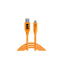 TetherPro Câble USB 3.0 - USB-C 4.6m taux de transfert 5 Go/s Orange