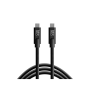 TetherPro USB-C to USB-C, 6' (1.8m), Black