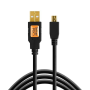 TetherPro USB 2.0 to Mini-B 5-Pin, 15' (4.6m), Black