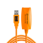 TetherPro USB 2.0 to USB Female Active Extension 5m Orange