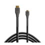 TetherPro HDMI Micro to HDMI 2.0, 1' (0.3m), Black