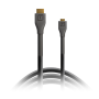 TetherPro HDMI Micro to HDMI 2.0, 15' (4.6m), Black