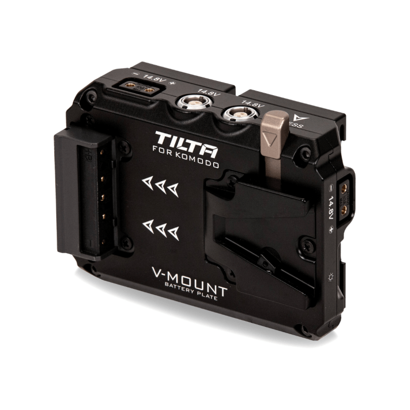 Tilta Adaptateur Dual Canon BP vers V Mount, plaque batterie Red Noir