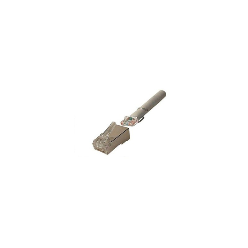 Neklan Connecteur RJ45 Cat 6 STP contacts décalés avec peigne par 10