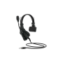 Hollyland SOLIDCOM C1 Casque filaire mono-oreille 3,5 mm pour HUB