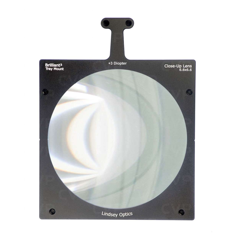 Lindsey 6.6" x 6.6" +3 Diopter Brilliant² Tray Mount Close-Up Lens