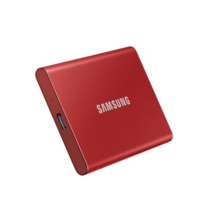 Samsung SSD EXT T7 500G Rouge Métallique USB 3.2 Gen 2
