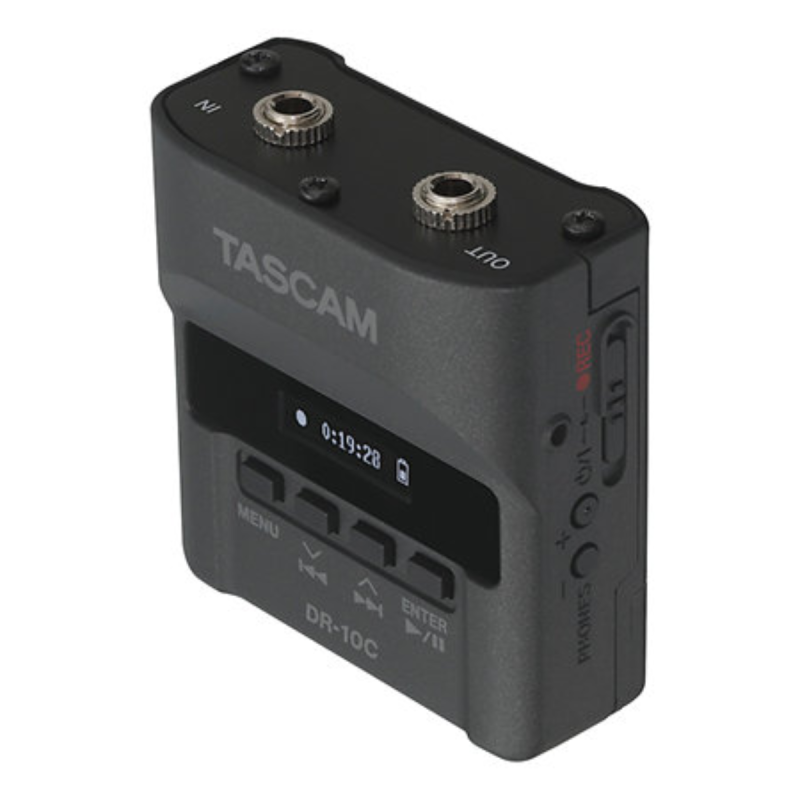 Tascam DR-10CS Enregistreur Micro PCM avec Jack (Norme Sennheiser)