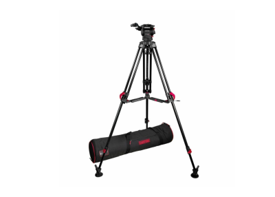 Cartoni Trépied FOCUS 8 double extension Red Lock aluminium avec sac