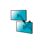 Kimex Support de bureau Full Motion 2 écrans PC 13´´-27´´