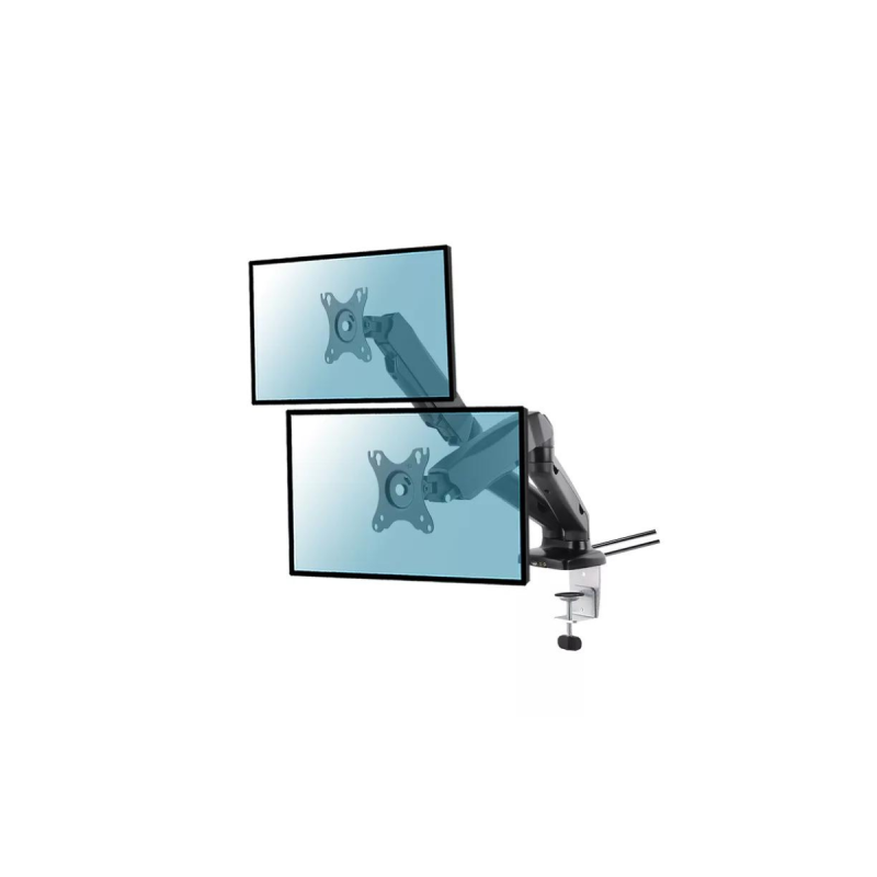 Kimex Support de bureau Full Motion 2 écrans PC 13´´-27´´ USB + AUDIO