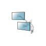 Kimex Support de bureau Full Motion pour 2 écrans PC 17-32" USB Blanc