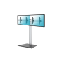 Kimex Support sur pied 2 écrans TV43- 49" H175cm à poser Inclinable
