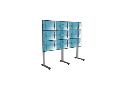 Kimex Support mobile pour écran 37´´-75´´ Hauteur 120-160cm