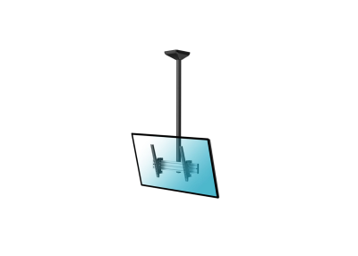Support plafond inclinable pour 1 écran portrait 43´´-75´´ Hauteur 100cm
