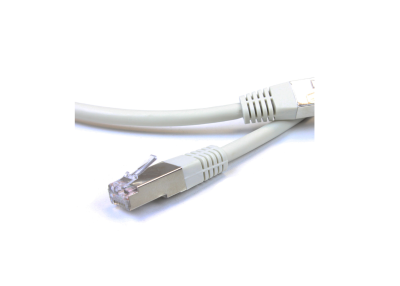 CÂBLE RJ45, CAT 5, F/UTP, DROIT, BLANC, 15M