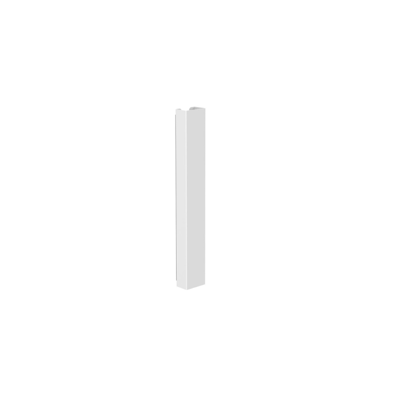 Kimex Goulotte passe-câbles verticale de bureau 35 cm Gris