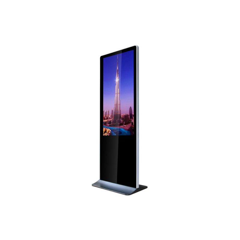Kimex Totem vidéo 55´´ FULL HD 500 cd 24h/7j Indoor + Flightcase