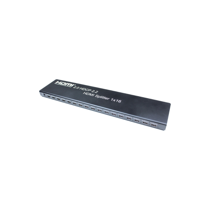 Kimex Splitter HDMI2.0&HDCP2.2 1 entrée-16 sorties EDID RS232 4K60Hz